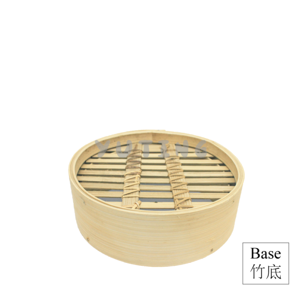 Bamboo Rim Bamboo Steamer (Bamboo Base) & Bamboo Cover - Image 4