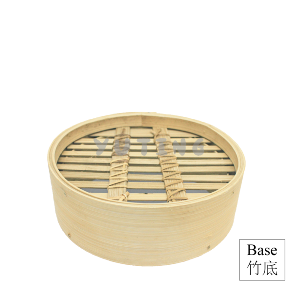 Aluminum Rim Bamboo Steamer (Bamboo Base) & Bamboo Cover - Image 4