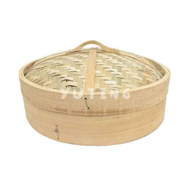 Wood Steamer with Wood Rim (Bamboo Base) & Wood Steamer Cover - Image 2