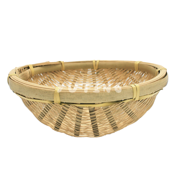 Jap Round Bamboo Colander - Image 2