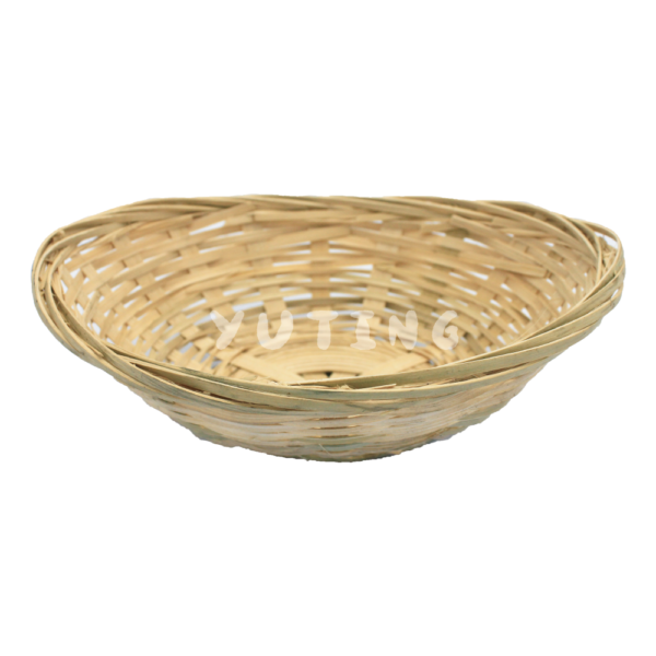 Small Hole Bamboo Oval Basket