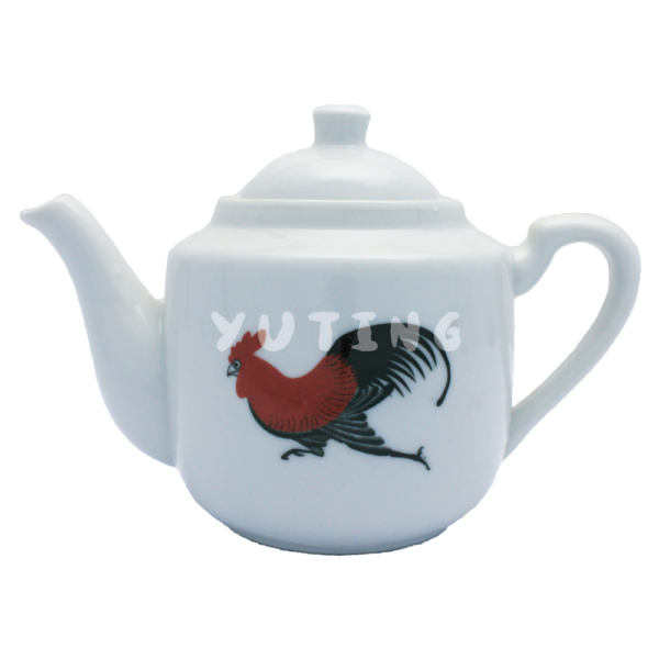 Porcelain Short Tea Pot - Image 2