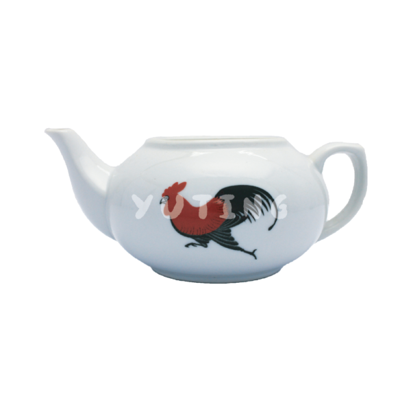 Porcelain Chicken Short Tea Pot