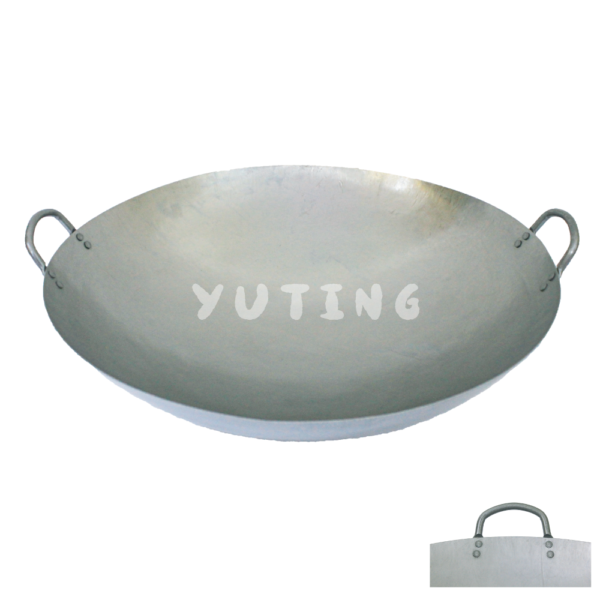 Heavy Duty Double Ear Iron Wok