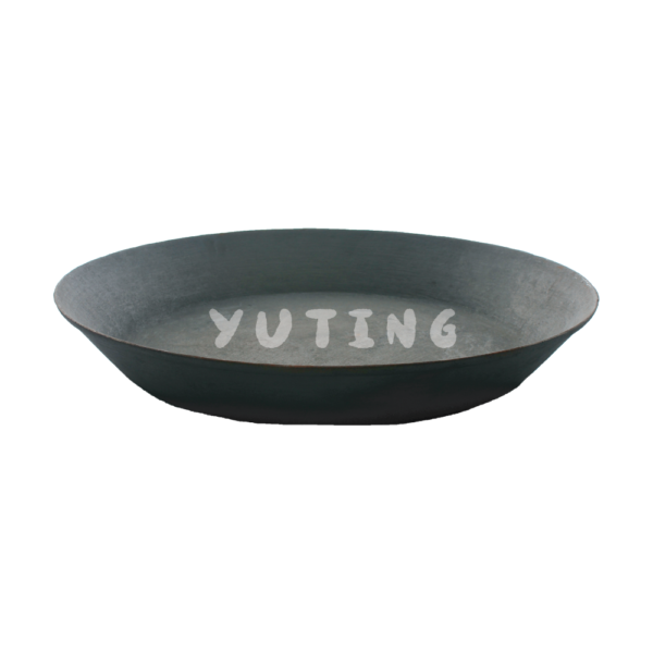 Flat Base Cast Iron Wok (Without Ear)